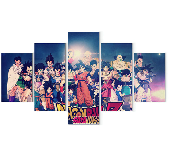 Tableau Dragon Ball Z Univers Saiyans