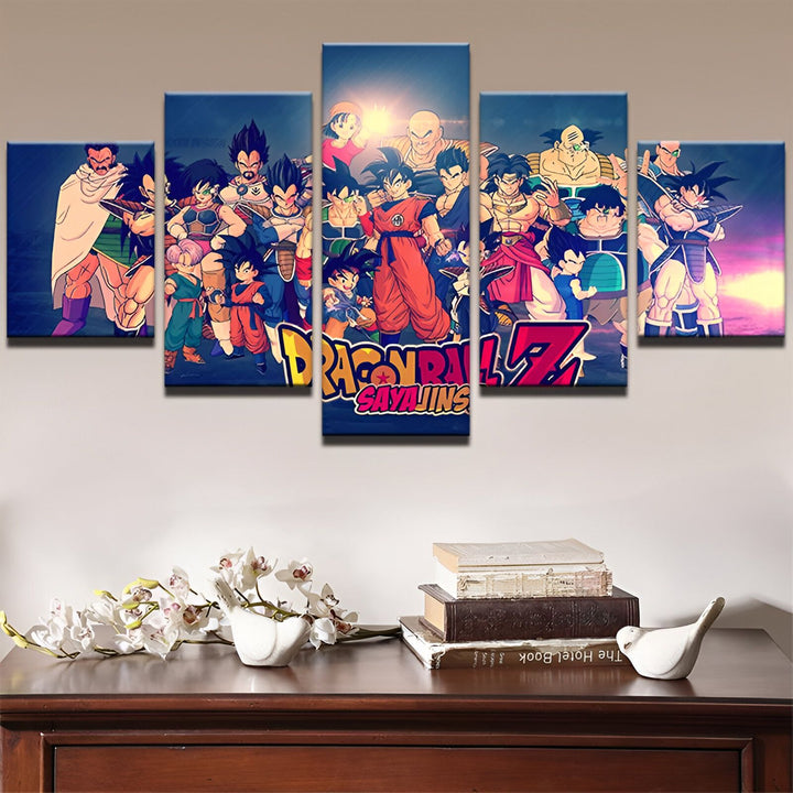 Tableau Dragon Ball Z Univers Saiyans