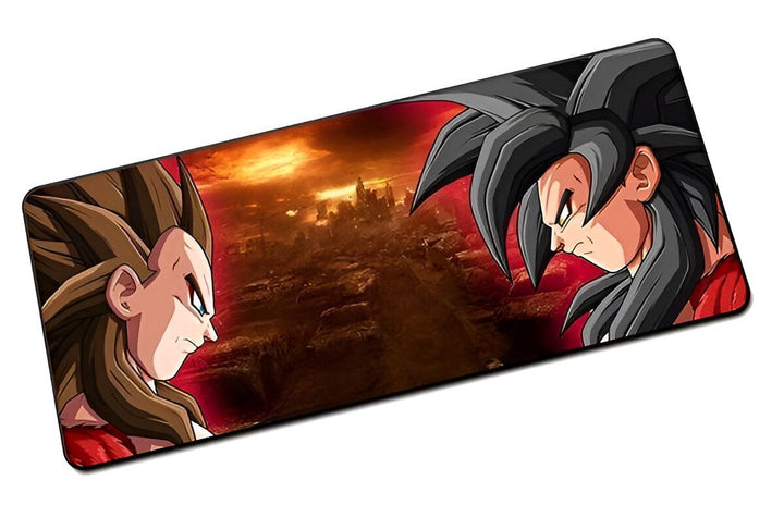 Tapis de Souris Dragon Ball Goku Vegeta SSJ4 Grand