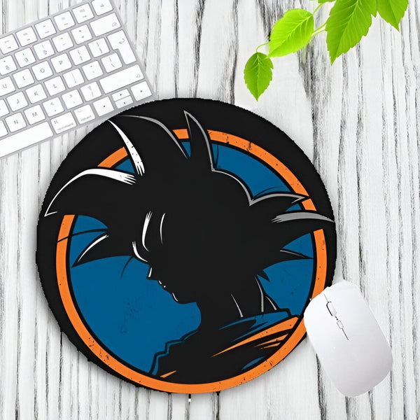 Tapis de Souris Rond Sangoku Thème DBZ