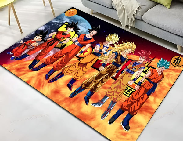 Tapis Dragon Ball Goku Évolutions Collection
