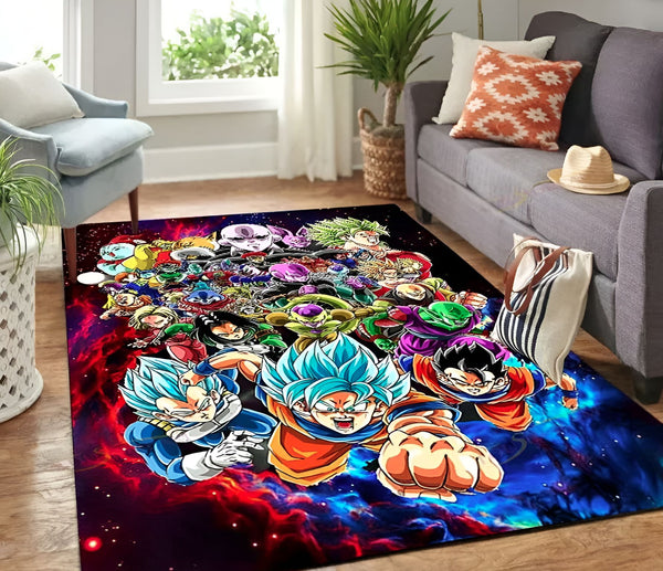 Tapis Dragon Ball Univers 7 Guerriers Z Combat