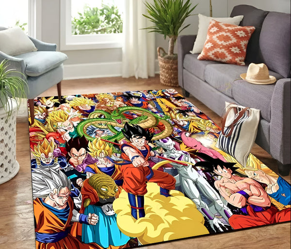 Tapis Dragon Ball Univers Saiyan Combat