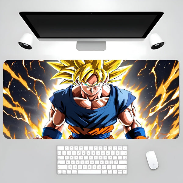 Tapis Souris Dragon Ball Goku Aura Puissance