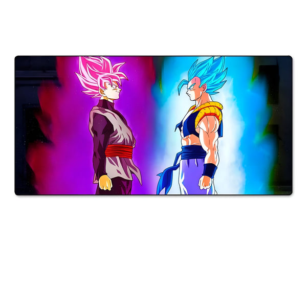 Tapis Souris Dragon Ball Goku Rosé vs Gogeta Blue