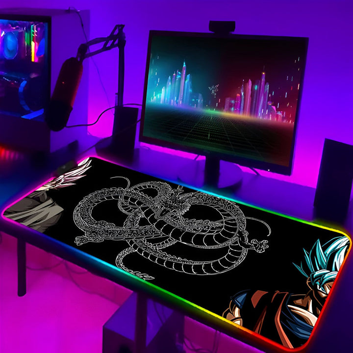 Tapis Souris Dragon Ball RGB Shenron Goku UI