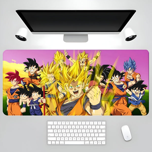 Tapis Souris Famille Saiyan Dragon Ball Z