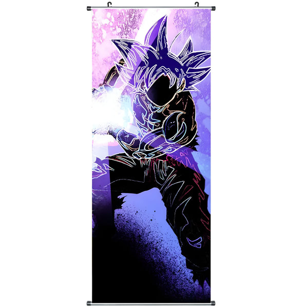 Toile Dragon Ball Goku Ultra Instinct Lumineuse