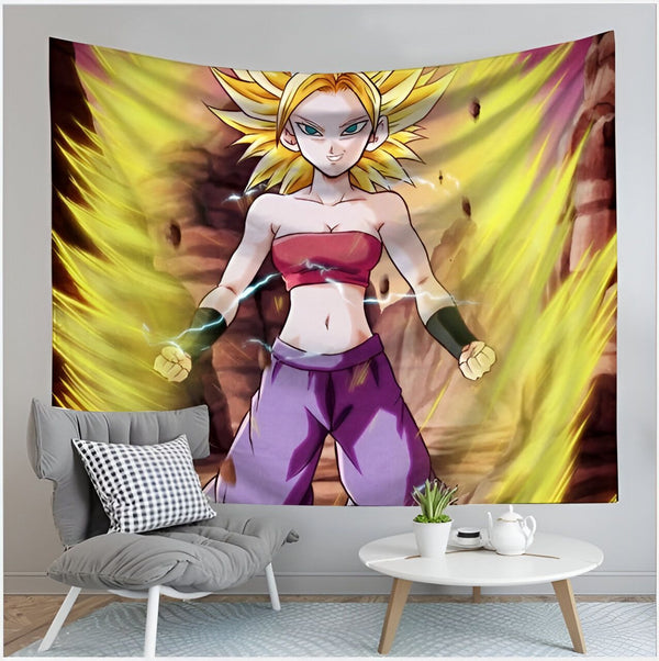 Toile Dragon Ball Kefla - Design Énergique