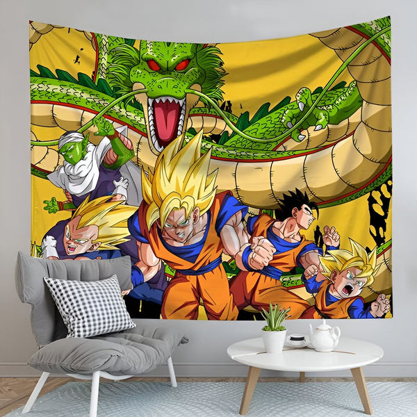 Toile Dragon Ball Saga Goku & Shenron