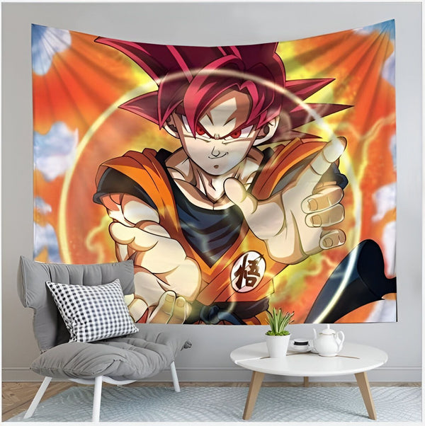 Toile Goku Kaio - Ken Puissance Saiyan