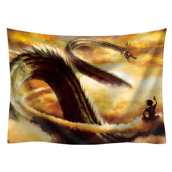 Toile Shenron Dragon Ball Z Fanart Doré