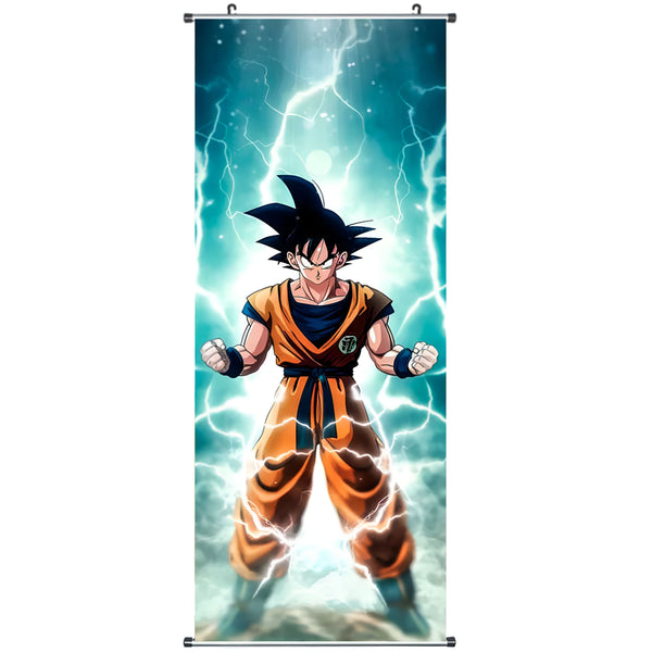 Toile Son Goku Dragon Ball Z Puissance Éclair