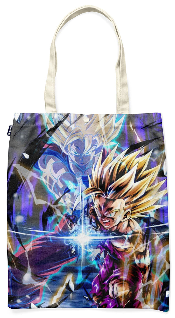 Tote Bag Dragon Ball Gohan Goku Puissance Saiyan