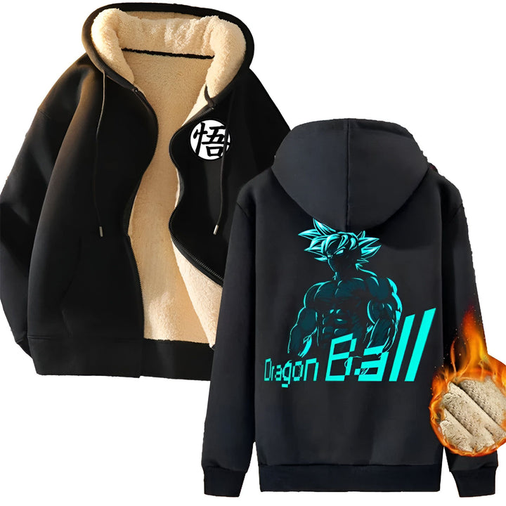 Veste Polaire Dragon Ball Goku Muscles Confort