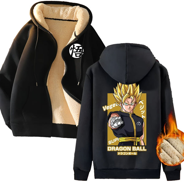 Veste Polaire Dragon Ball Vegetto Entraînement Chaud